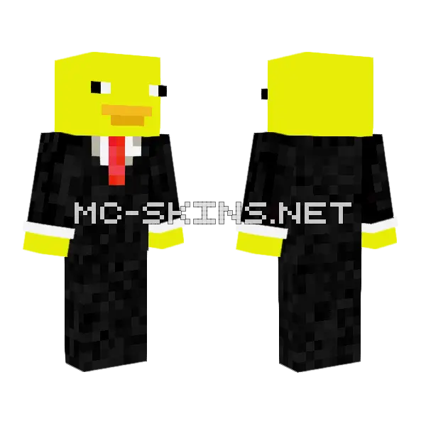 Yellow Duck Suit, front and back