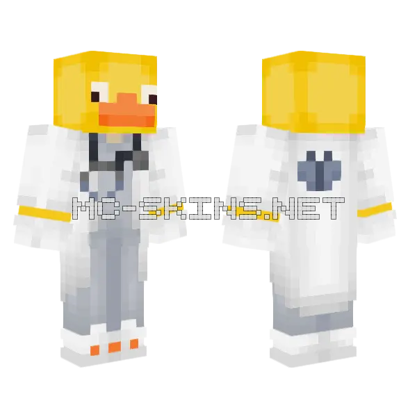 Yellow Duckling Outfit, front and back