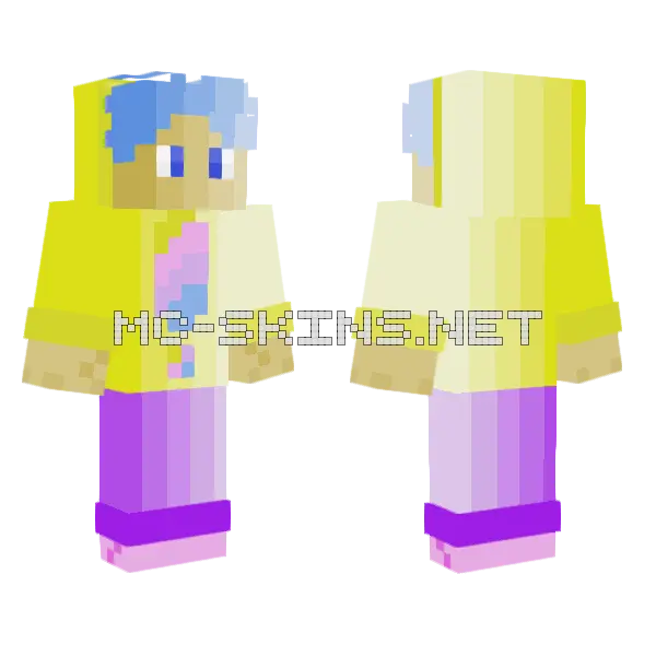 Yellow Haired Girl, front and back