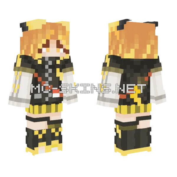 Yellow Haired Girl, front and back