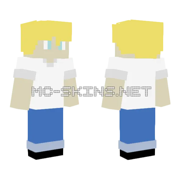 Yellow Haired Hero, front and back