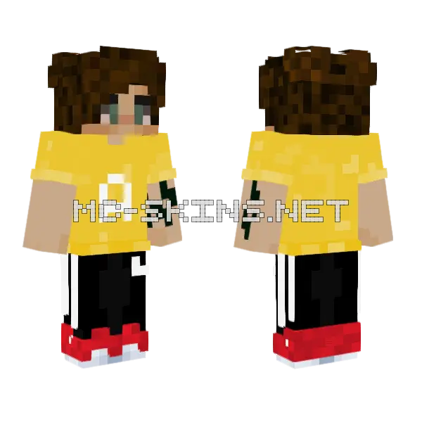 Yellow Jacket Boy, front and back