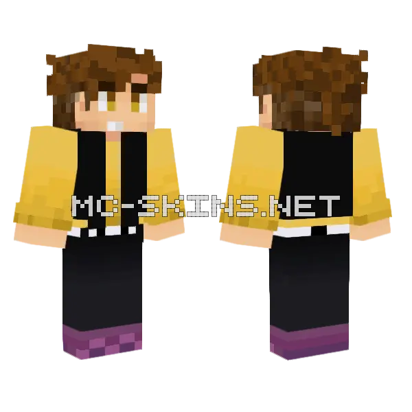 Yellow Jacket Outfit, front and back