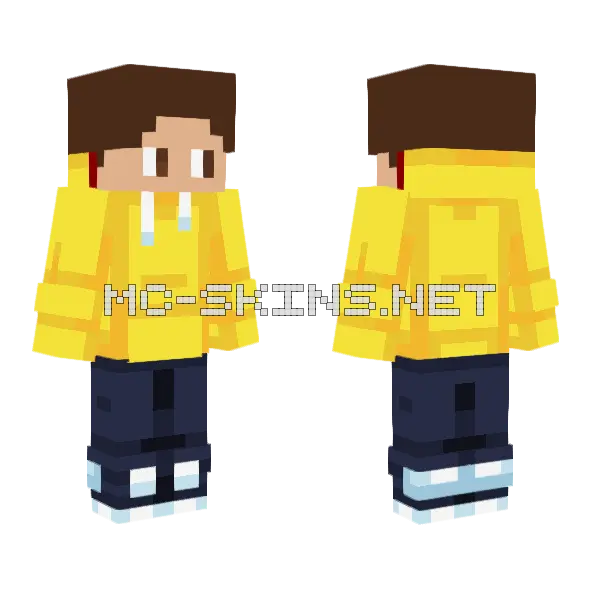 Yellow Jacket Outfit, front and back