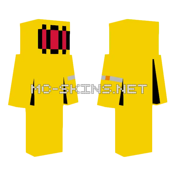 Yellow Jester Outfit, front and back
