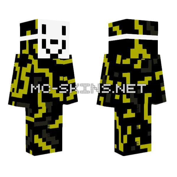 Yellow Lightning Suit, front and back