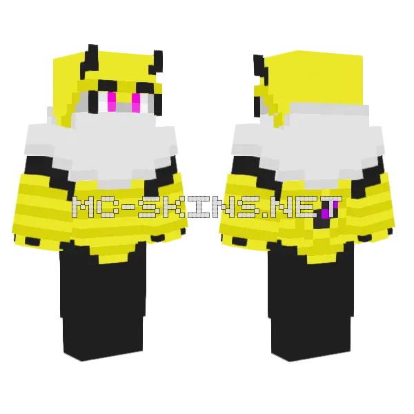 Yellow Panda Suit, front and back