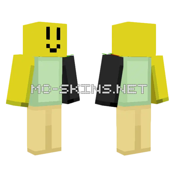 Yellow Smiley Face, front and back