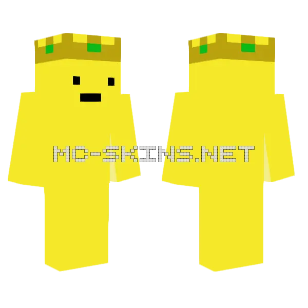 Yellow Sombrero Man, front and back