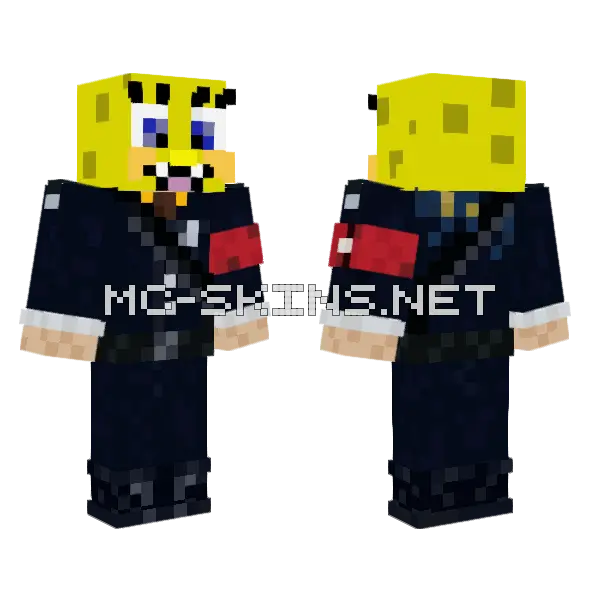 SpongeBob Formal Suit, front and back