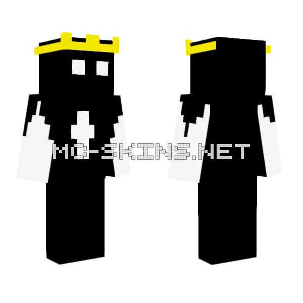 Yellow Striped Knight, front and back