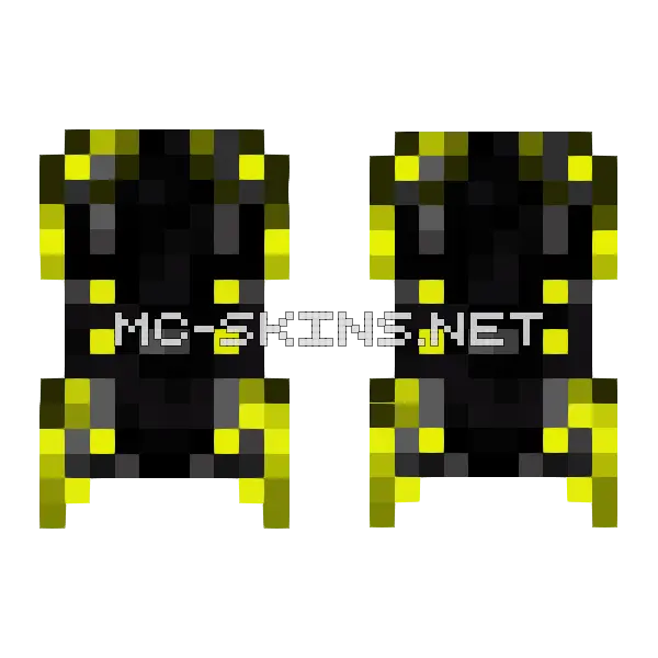 Yellow Studded Sentinel cape, outside and lining