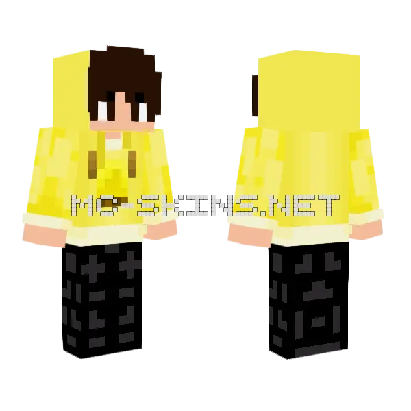 Yellow Yaks MCS 7 Skin Minecraft skin, front and back