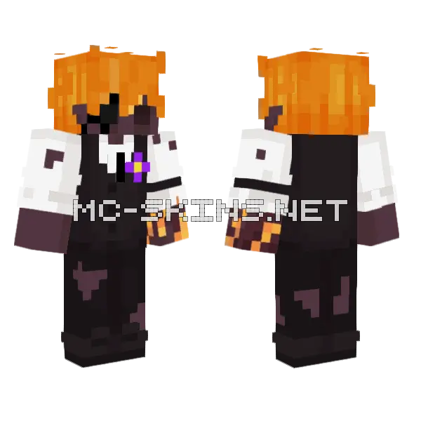 Yen Cann U Minecraft skin, front and back