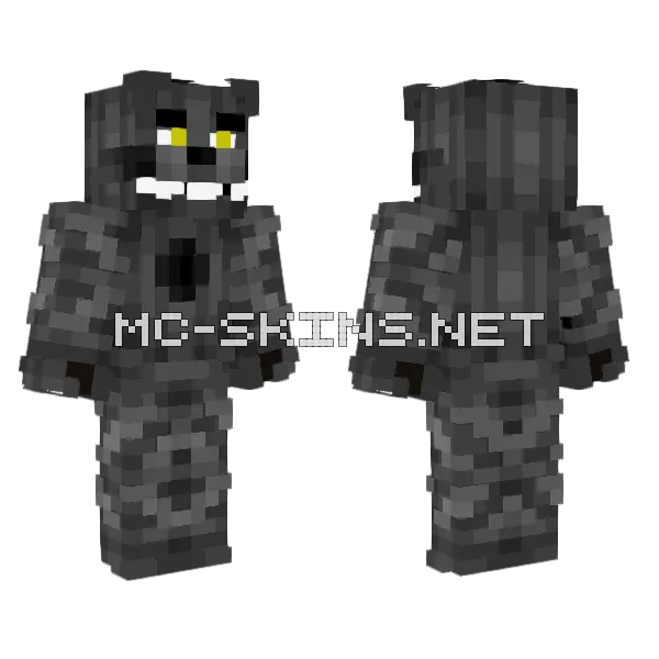Yenndo Minecraft skin, front and back