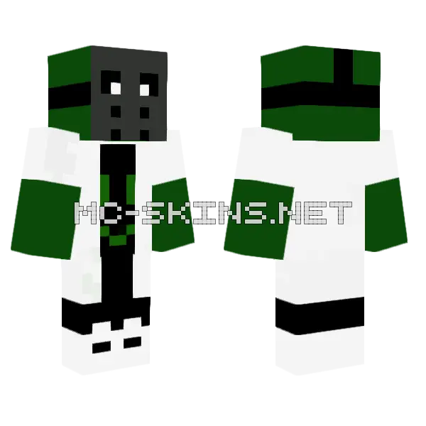 Yep Minecraft skin, front and back