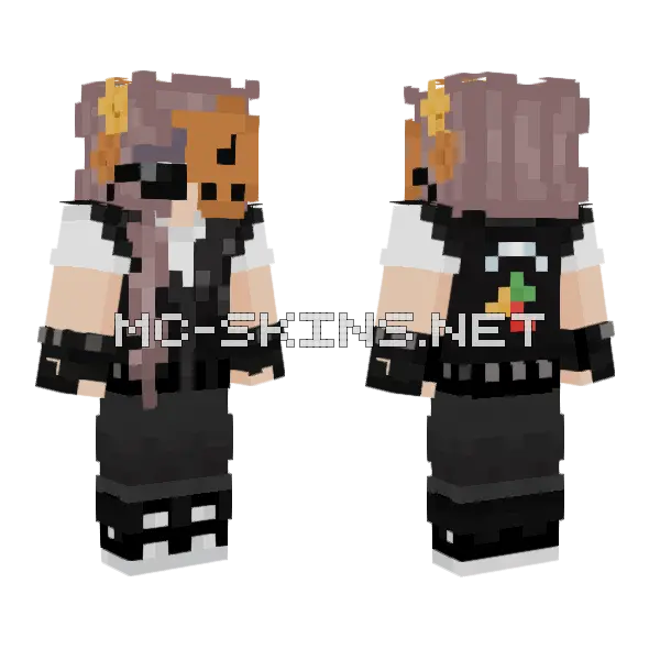 Yes Bad Boys Minecraft skin, front and back