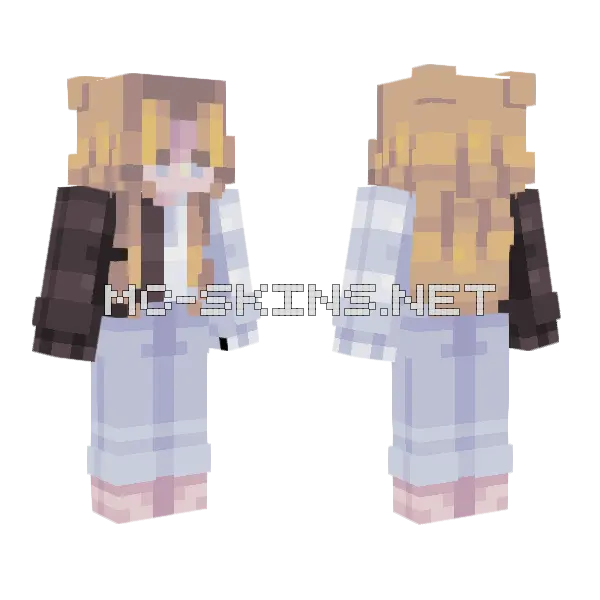 Ying Yang Ish Sfa21 Minecraft skin, front and back
