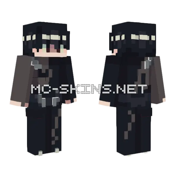 Yk V2 Minecraft skin, front and back
