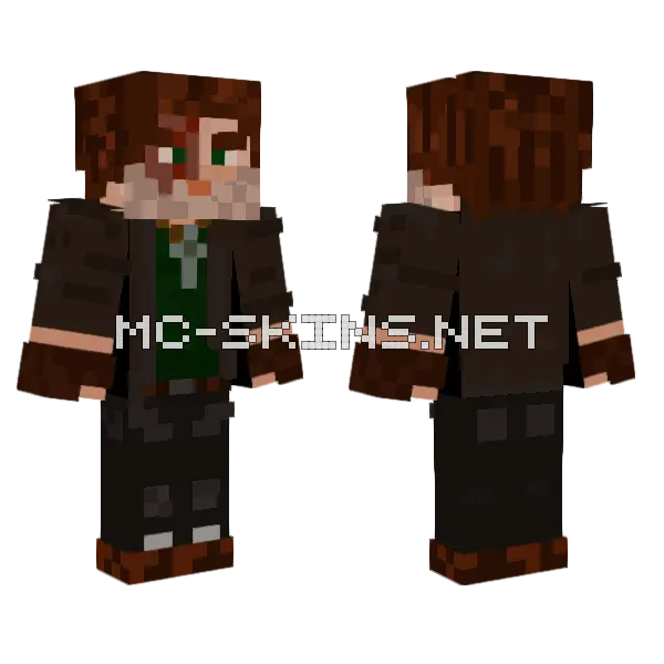 Ykyk Minecraft skin, front and back