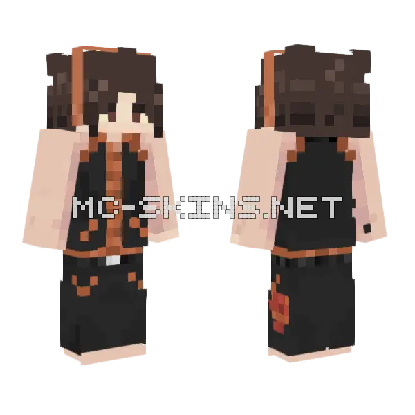 Yohasakurashamanking Minecraft skin, front and back