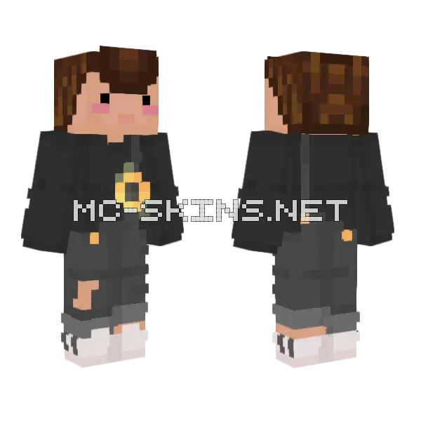 Yoinky Boy Minecraft skin, front and back