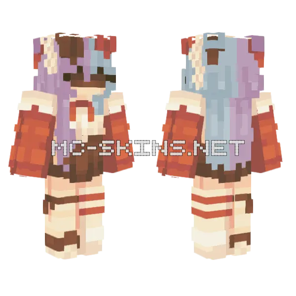 Yolonea Minecraft skin, front and back