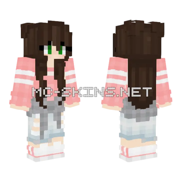 Yolonea Minecraft skin, front and back