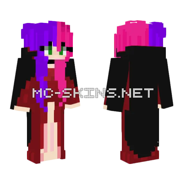 Yolonea Minecraft skin, front and back