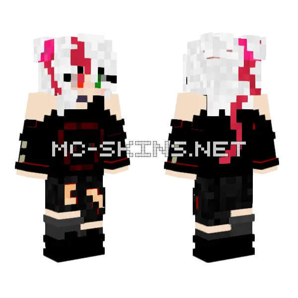 Yolonea Minecraft skin, front and back
