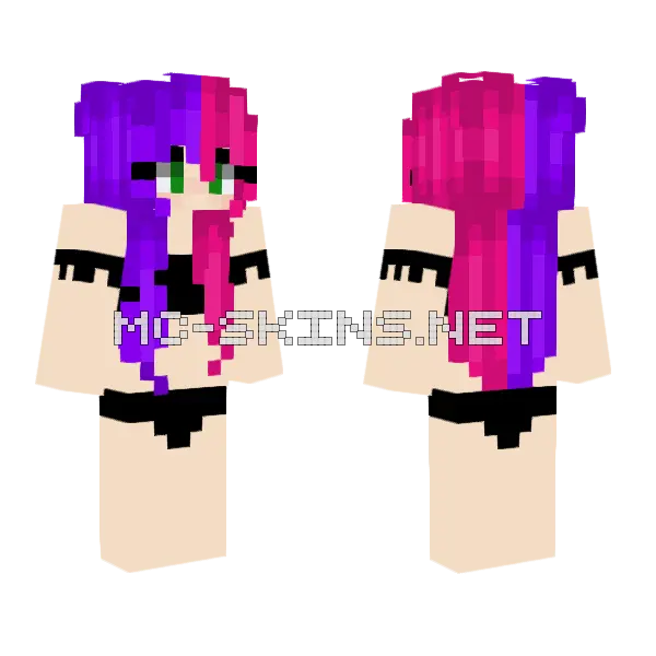 Yolonea Minecraft skin, front and back