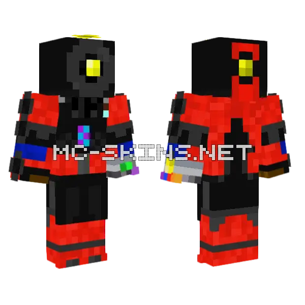Yon Railmeister Minecraft skin, front and back