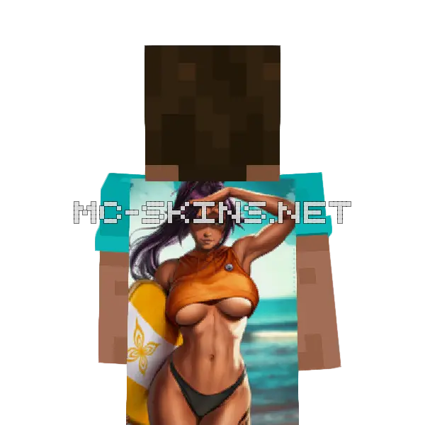 Yoruichi Bikini cape, outside and lining