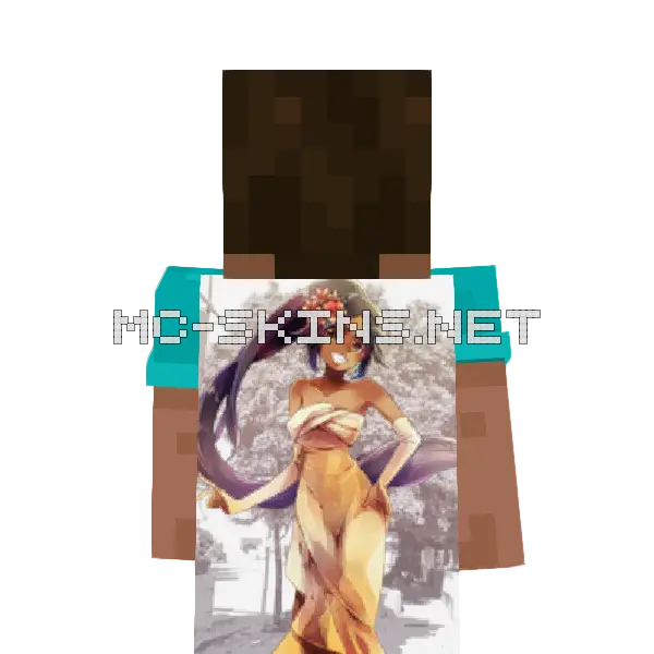 Yoruichi Dress cape, outside and lining