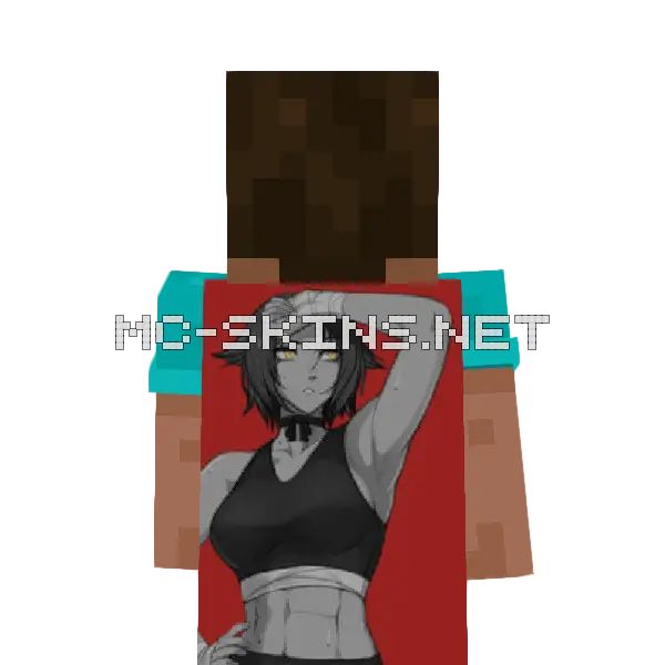 Yoruichi Sportswear cape, outside and lining
