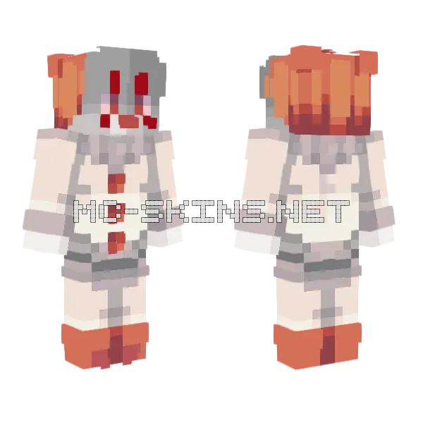 You Die If You Try It Minecraft skin, front and back