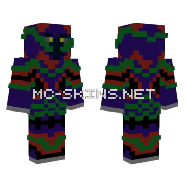 You Don't Follow Me Minecraft skin, front and back