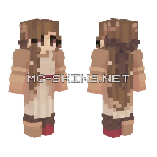 You Know Dasher Dancer Prancer Minecraft skin, front and back
