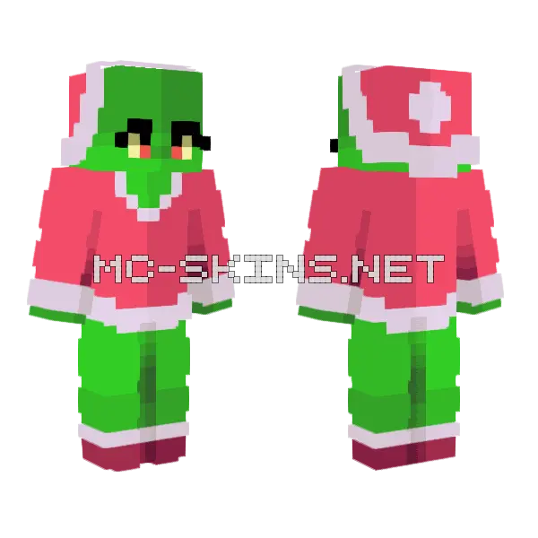 You Re A Mean One Minecraft skin, front and back