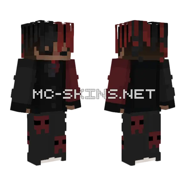 Youhigh Minecraft skin, front and back