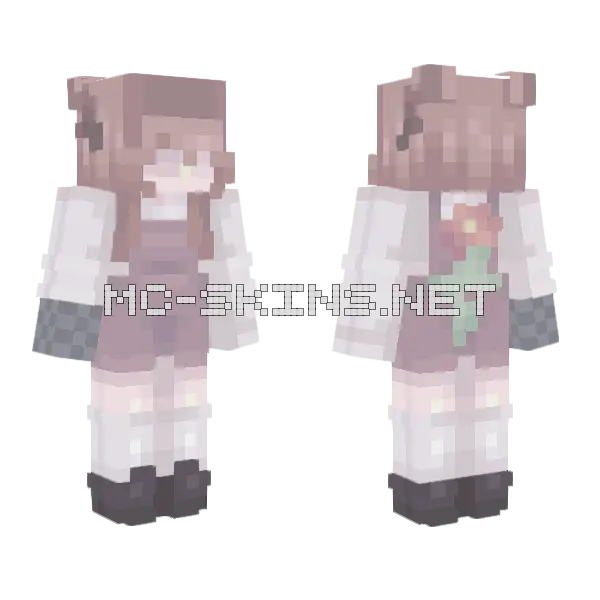 Young Deer Minecraft skin, front and back