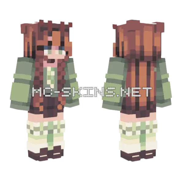 Young Fawn RCE Minecraft skin, front and back