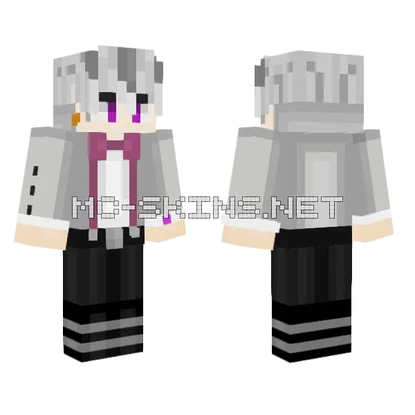 Young Kylex Fixed Textures Minecraft skin, front and back