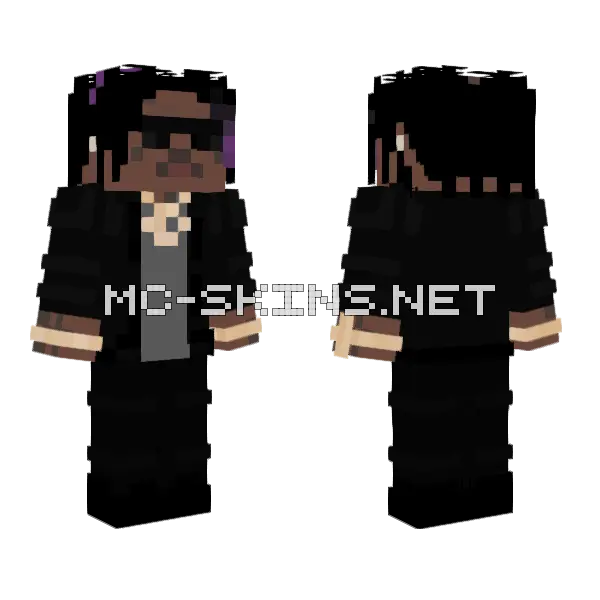 Young Thug Skin Minecraft skin, front and back