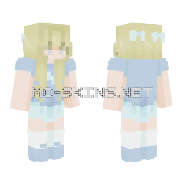 Your Average Experience Minecraft skin, front and back