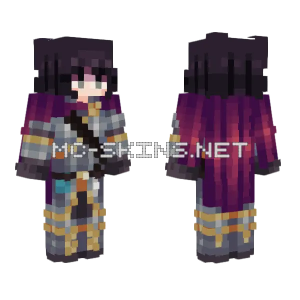 Your Destiny Awaits Princess Minecraft skin, front and back