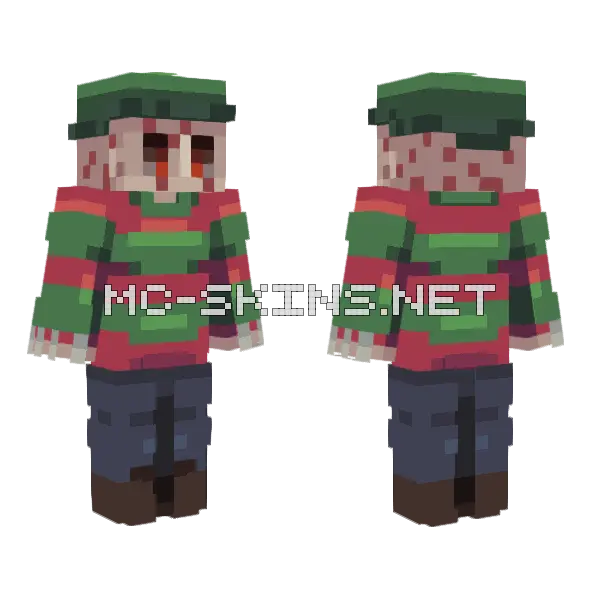 Your Door Was Locked Rq Minecraft skin, front and back