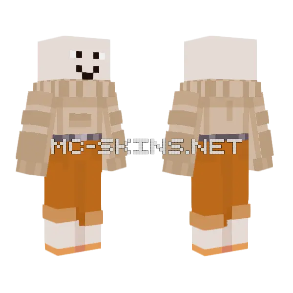 Yoyoyo Minecraft skin, front and back