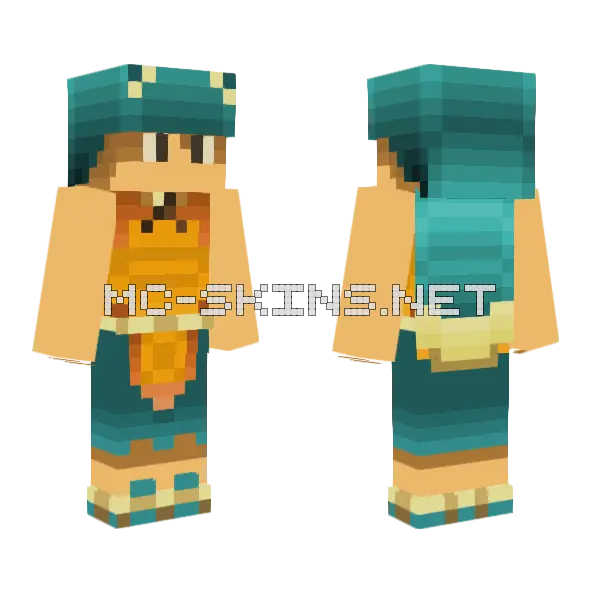 Yugo Xd Minecraft skin, front and back