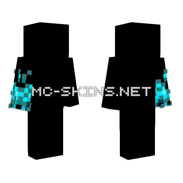 Yuji S Divergent Fist Template Minecraft skin, front and back